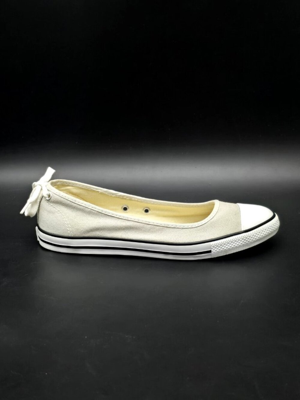 CONVERSE Chuck Taylor All Star Dainty Ballerina Grey Slip-On Women's Size 8 - Picture 10 of 12